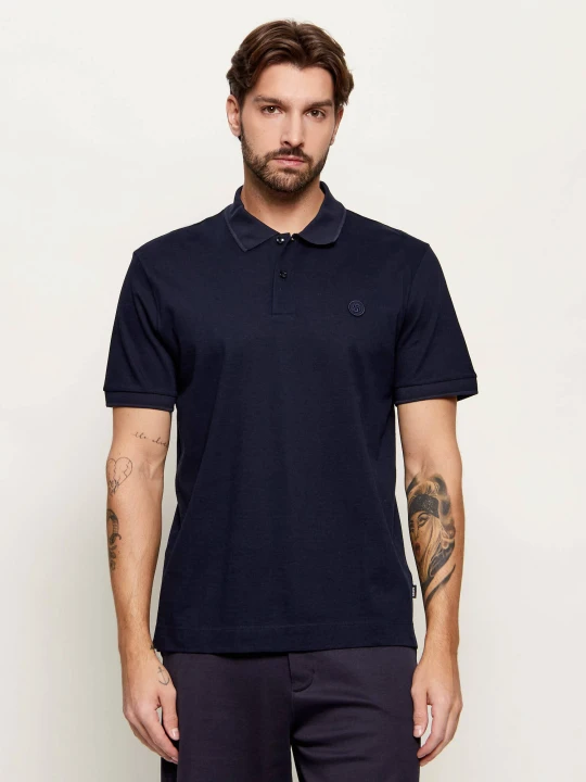 Zdjęcie produktu BOSS BLACK Polo C-Parris 98 | Regular Fit | mercerised granatowy