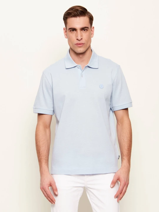 Zdjęcie produktu BOSS BLACK Polo C-Parris 98 | Regular Fit | mercerised błękitny