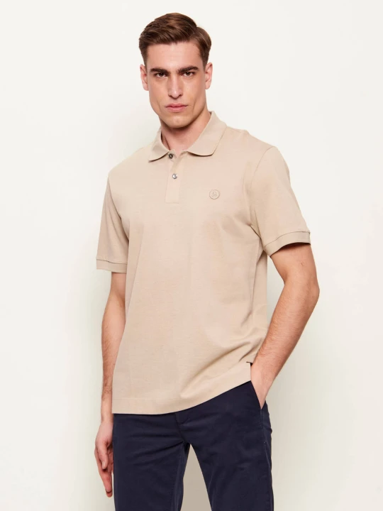 Zdjęcie produktu BOSS BLACK Polo C-Parris 98 | Regular Fit | mercerised beżowy