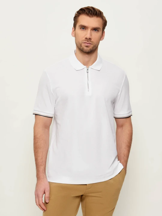 Zdjęcie produktu BOSS BLACK Polo C-Pei 04 | Regular Fit biały
