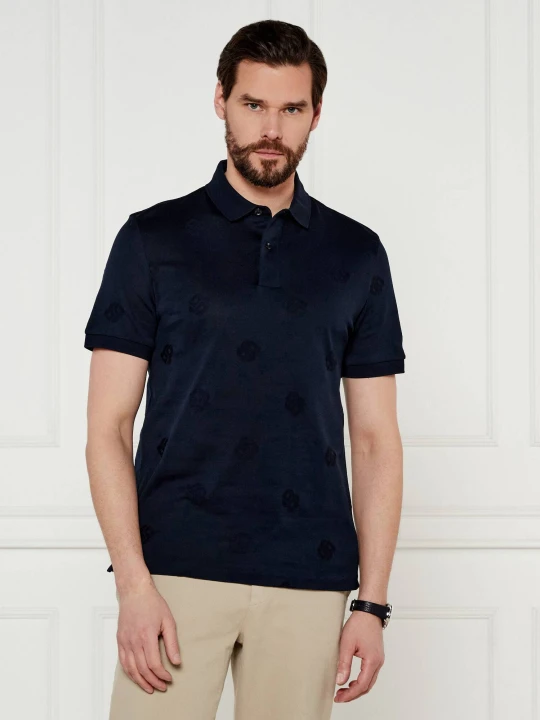 Zdjęcie produktu BOSS BLACK Polo C-Prout 109 | Regular Fit | mercerised granatowy