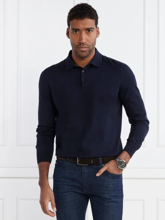 Zdjęcie produktu BOSS BLACK Polo Gemello-P | Regular Fit granatowy