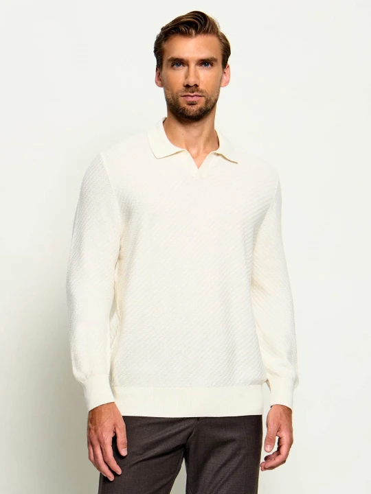 Zdjęcie produktu BOSS BLACK Polo H-Lomarino | Regular Fit ecru
