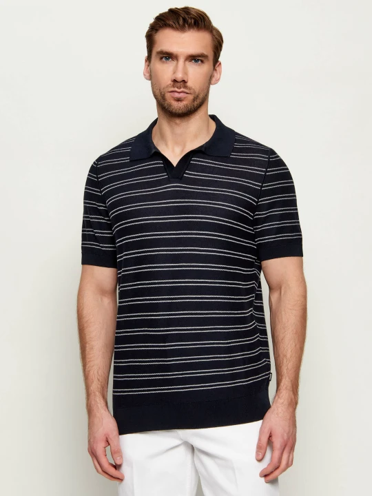 Zdjęcie produktu BOSS BLACK Polo H-Narciso | Regular Fit granatowy