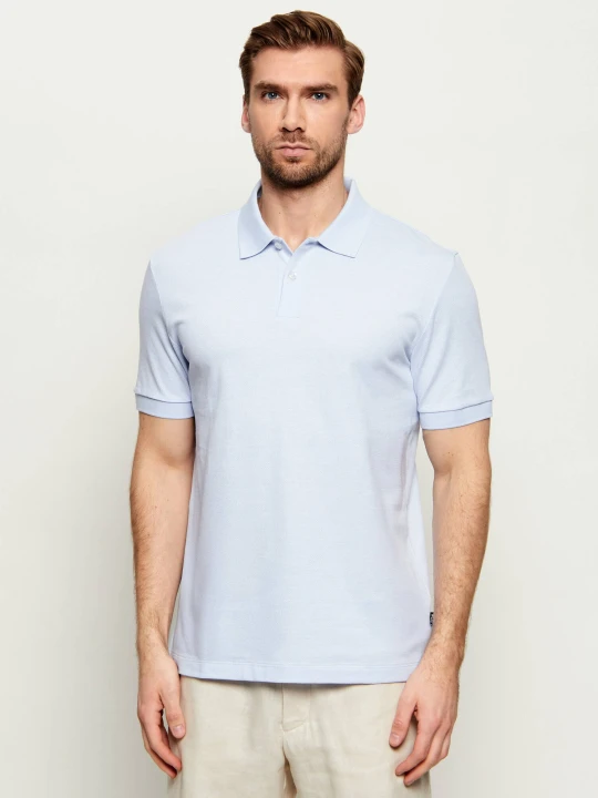 Zdjęcie produktu BOSS BLACK Polo H-Parlay 102 | Regular Fit błękitny
