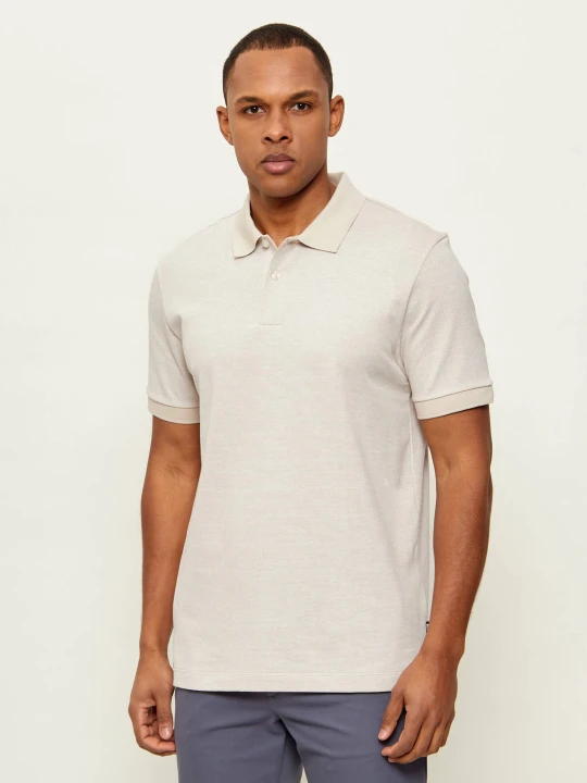 Zdjęcie produktu BOSS BLACK Polo H-Parlay 102 | Regular Fit beżowy