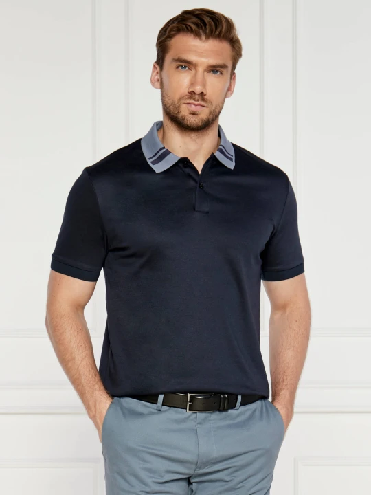 Zdjęcie produktu BOSS BLACK Polo H-Phillipson | Slim Fit granatowy