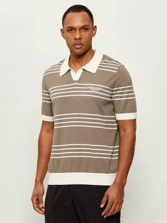 Zdjęcie produktu BOSS BLACK Polo Nodaro | BOSS X ASTON MARTIN | Regular Fit beżowy