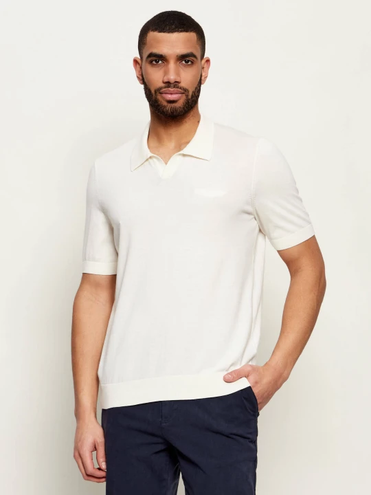 Zdjęcie produktu BOSS BLACK Polo Nodaro | BOSS X ASTON MARTIN | Regular Fit ecru