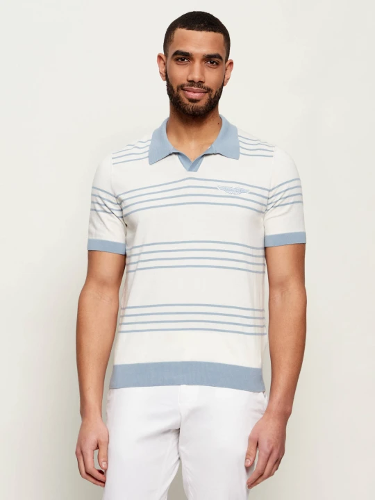 Zdjęcie produktu BOSS BLACK Polo Nodaro | BOSS X ASTON MARTIN | Regular Fit ecru