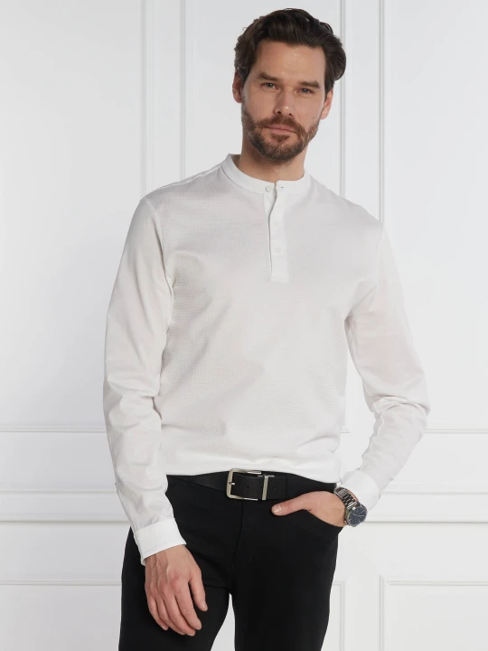 Zdjęcie produktu BOSS BLACK Polo P-Pazel | Slim Fit | mercerised biały