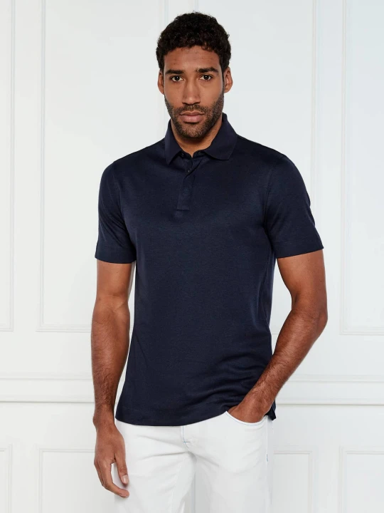 Zdjęcie produktu BOSS BLACK Polo P-Press 52 | Regular Fit granatowy