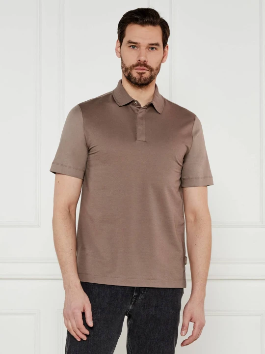 Zdjęcie produktu BOSS BLACK Polo P-Prout 224 | Regular Fit brązowy