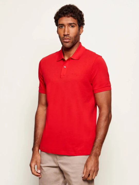 Zdjęcie produktu BOSS BLACK Polo Pallas | Regular Fit czerwony