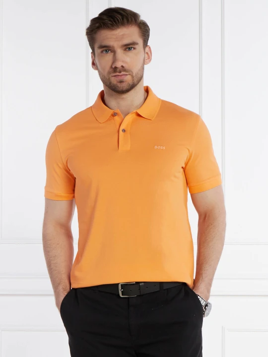 Zdjęcie produktu BOSS BLACK Polo Pallas | Regular Fit pomarańczowy