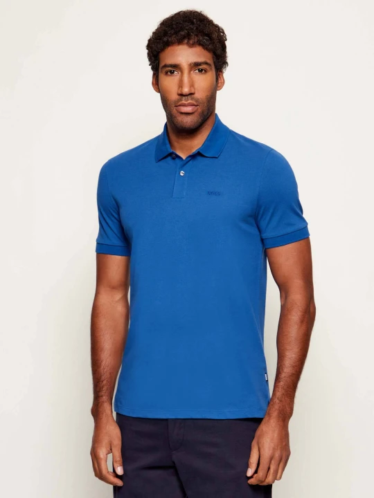 Zdjęcie produktu BOSS BLACK Polo Pallas | Regular Fit chabrowy