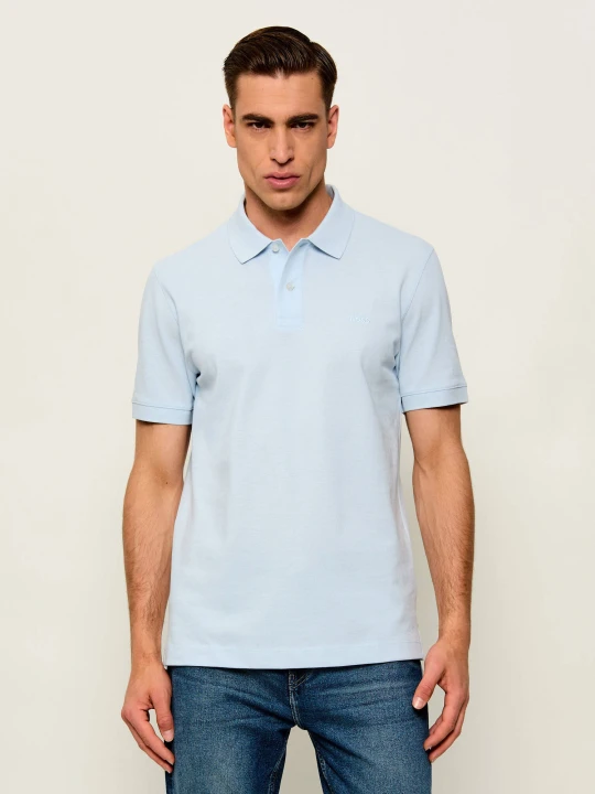 Zdjęcie produktu BOSS BLACK Polo Pallas | Regular Fit błękitny