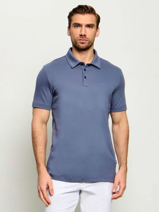 Zdjęcie produktu BOSS BLACK Polo Palosh 30 | Slim Fit niebieski