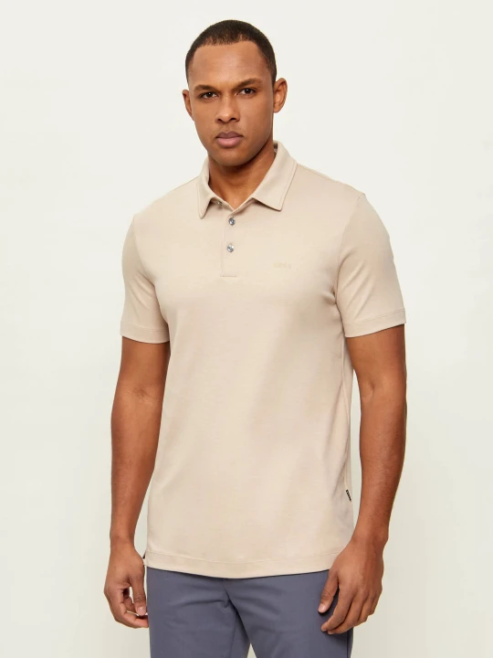 Zdjęcie produktu BOSS BLACK Polo Palosh 30 | Slim Fit beżowy