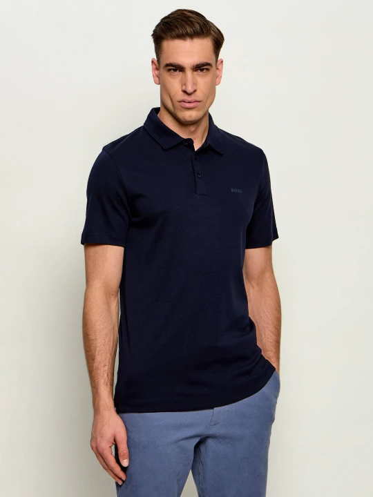 Zdjęcie produktu BOSS BLACK Polo Palosh 30 | Slim Fit granatowy