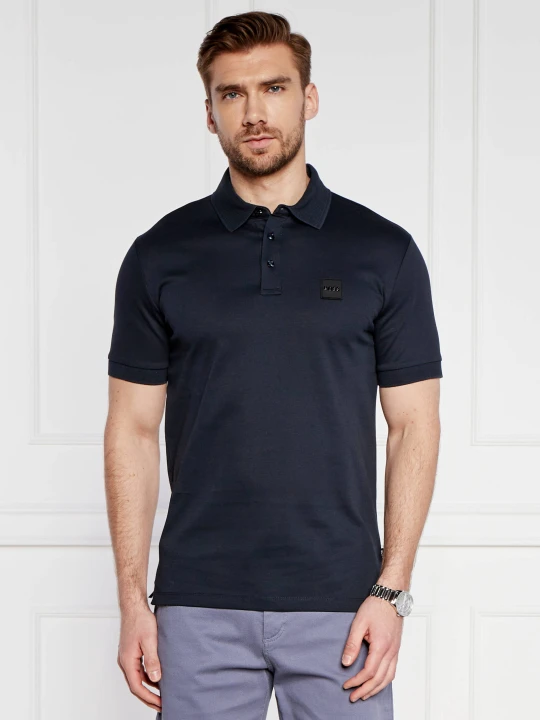 Zdjęcie produktu BOSS BLACK Polo Parlay 143 | Regular Fit | mercerised granatowy