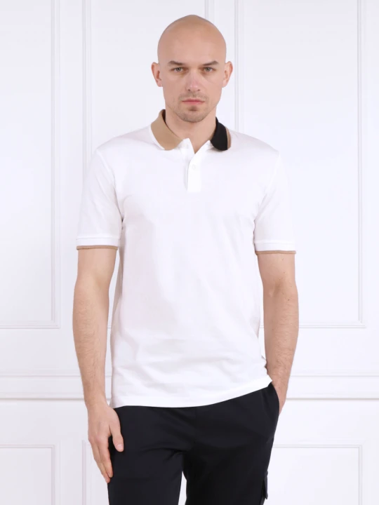 Zdjęcie produktu BOSS BLACK Polo Parlay 177 | Regular Fit biały