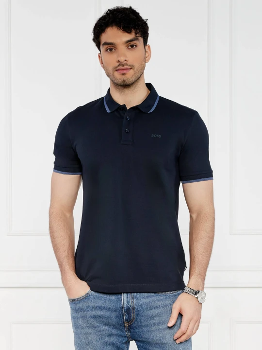 Zdjęcie produktu BOSS BLACK Polo Parlay 190 | Slim Fit granatowy
