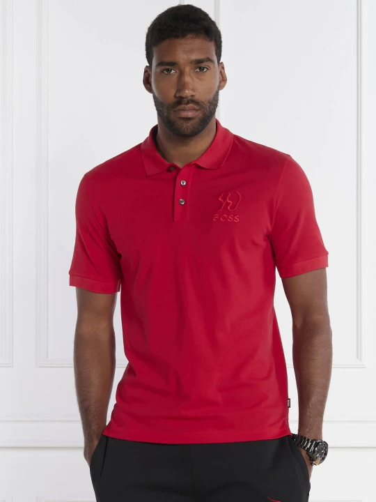 Zdjęcie produktu BOSS BLACK Polo Parlay 199_LNY | Regular Fit czerwony