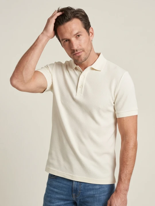 Zdjęcie produktu BOSS BLACK Polo Parlay 240 | Regular Fit beżowy