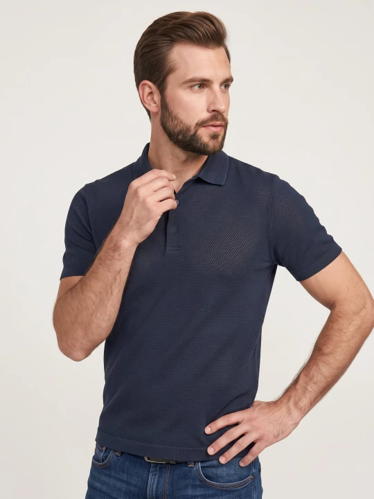 Zdjęcie produktu BOSS BLACK Polo Parlay 240 | Regular Fit granatowy