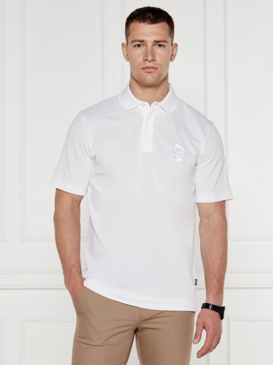 Zdjęcie produktu BOSS BLACK Polo Payto | Regular Fit | pique biały
