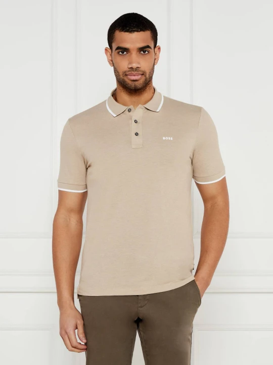 Zdjęcie produktu BOSS BLACK Polo Polo Parlay 190 | Regular Fit beżowy