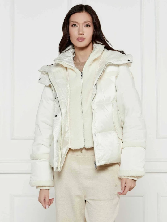 Zdjęcie produktu BOSS BLACK Puchowa kurtka Pimira | Regular Fit | shearling biały