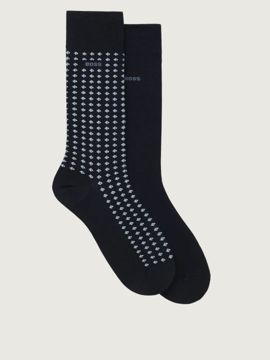 Zdjęcie produktu BOSS BLACK Skarpety 2-pack Minipattern granatowy