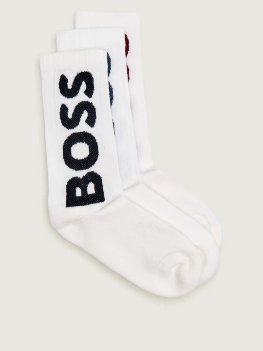 Zdjęcie produktu BOSS BLACK Skarpety 3-pack 3P QS Rib Logo CC biały