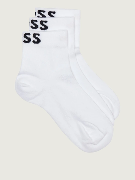 Zdjęcie produktu BOSS BLACK Skarpety 3-pack 3P SH Logo CC SP W biały