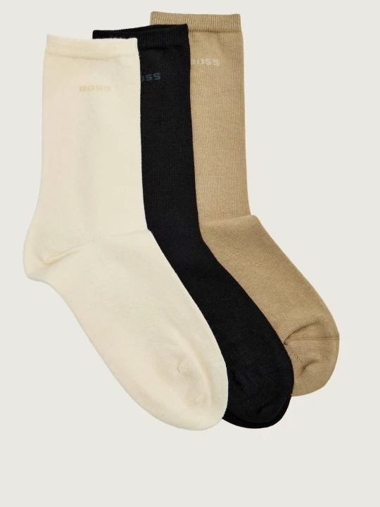 Zdjęcie produktu BOSS BLACK Skarpety 3-pack RS Uni Logo CC beżowy