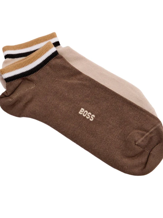 Zdjęcie produktu BOSS BLACK Skarpety/stopki 2-pack AS Uni stripe CC beżowy