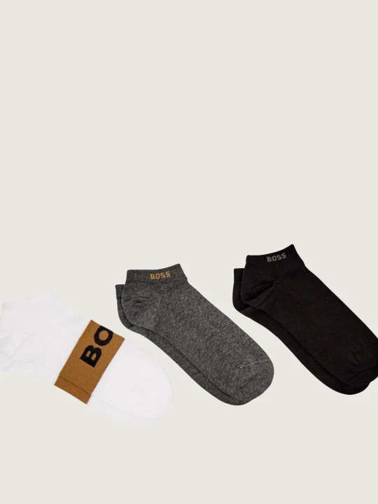 Zdjęcie produktu BOSS BLACK Skarpety / stopki 3 pack 3P AS Logo CC biały