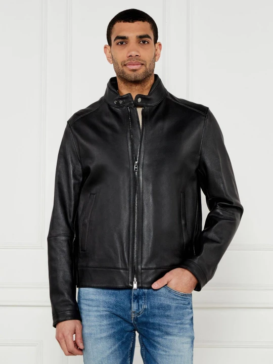 Zdjęcie produktu BOSS BLACK Skórzana kurtka H-Mansell3 | Regular Fit