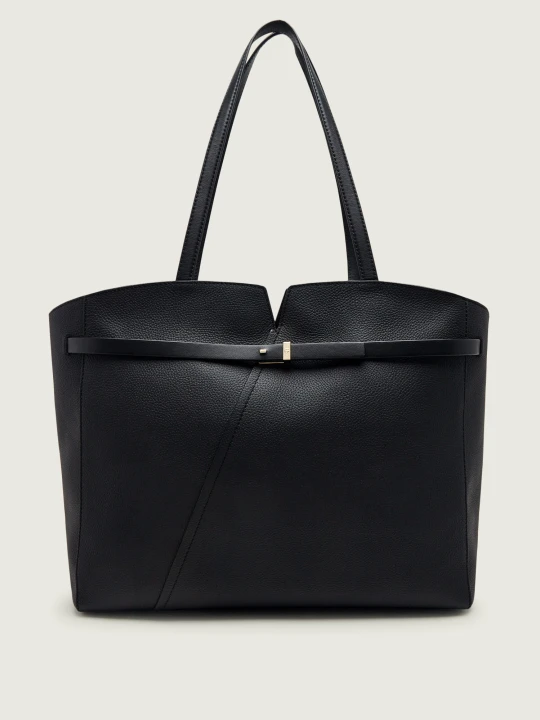 Zdjęcie produktu BOSS BLACK Skórzana shopperka Boss Revers