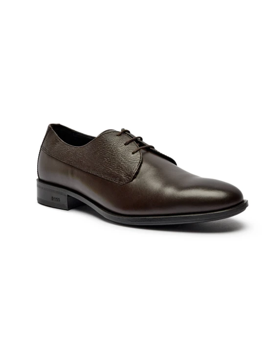 Zdjęcie produktu BOSS BLACK Skórzane derby Colby brązowy