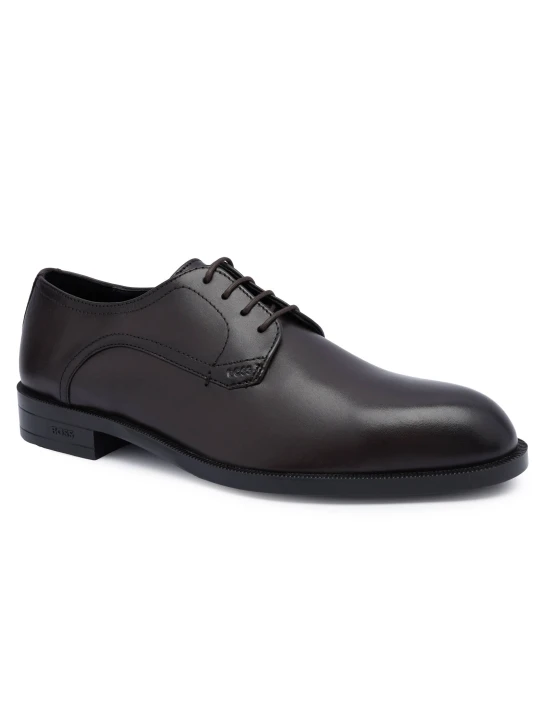 Zdjęcie produktu BOSS BLACK Skórzane derby Tayil_Derb_bu brązowy