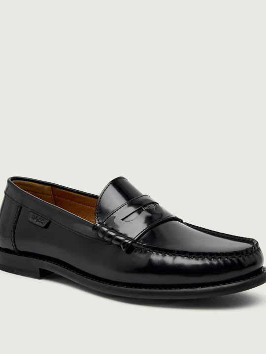 Zdjęcie produktu BOSS BLACK Skórzane loafersy Tevan_Mocc_bohw