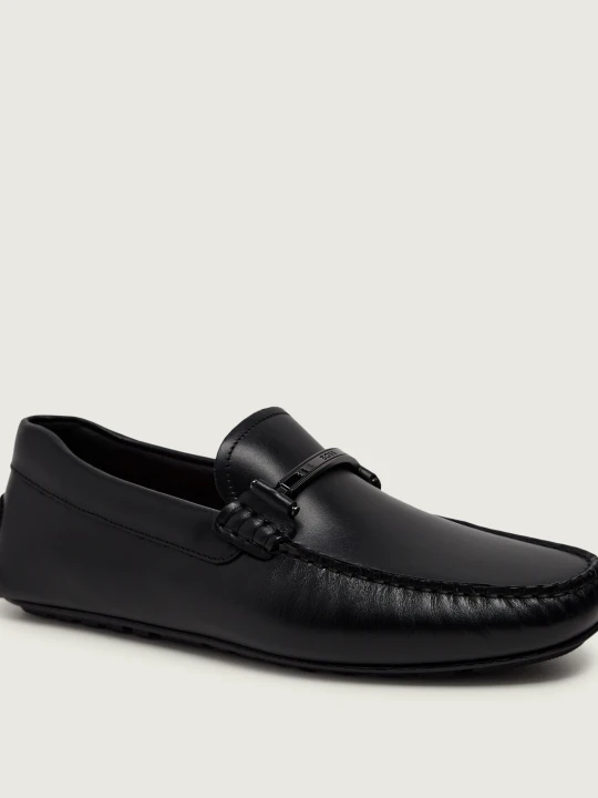 Zdjęcie produktu BOSS BLACK Skórzane mokasyny Noel_Mocc_ltfhw