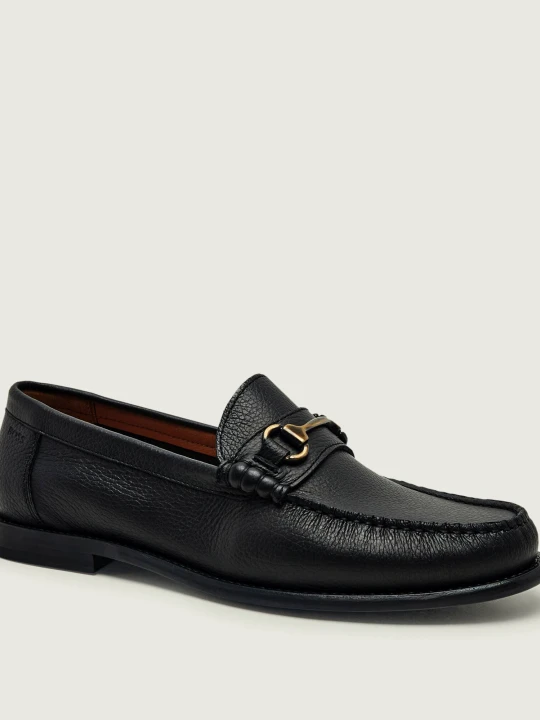 Zdjęcie produktu BOSS BLACK Skórzane mokasyny Tevan