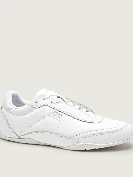 Zdjęcie produktu BOSS BLACK Skórzane sneakersy Jaylen_Lowp_lt biały