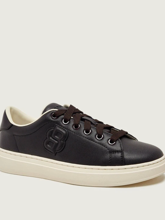Zdjęcie produktu BOSS BLACK Skórzane sneakersy Kieran_Tenn_alemBB fioletowy