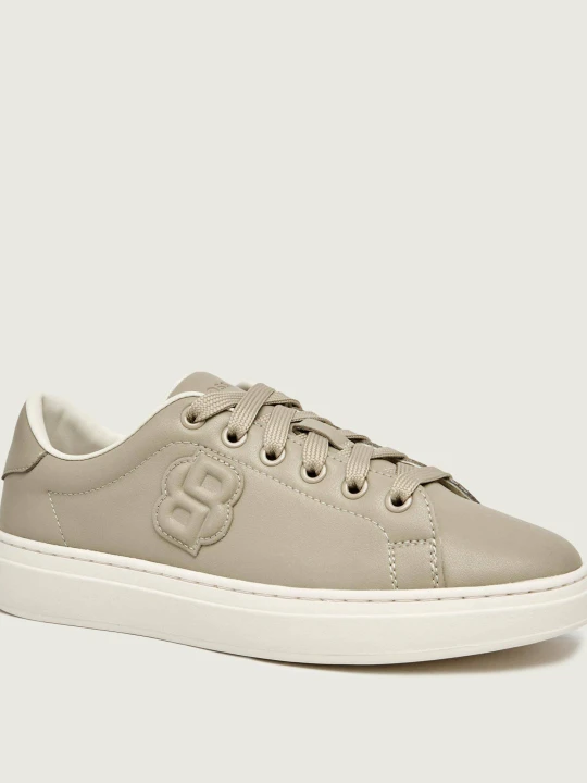 Zdjęcie produktu BOSS BLACK Skórzane sneakersy Kieran_Tenn_alemBB beżowy