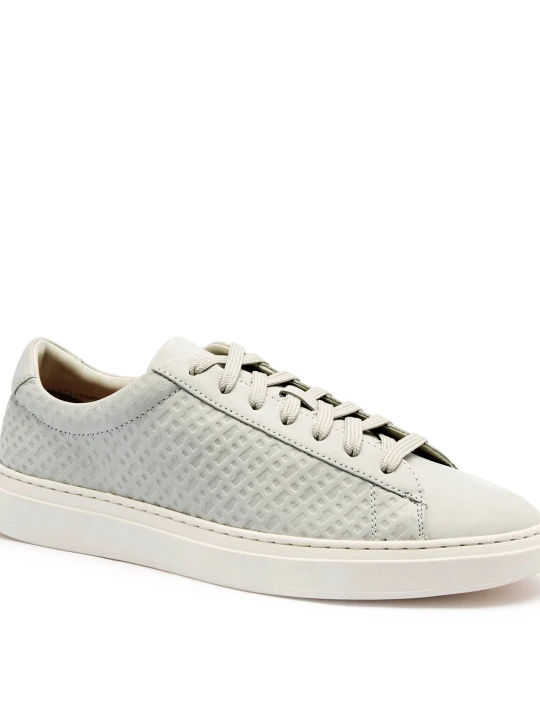 Zdjęcie produktu BOSS BLACK Skórzane sneakersy Kieran_Tenn_numn szary